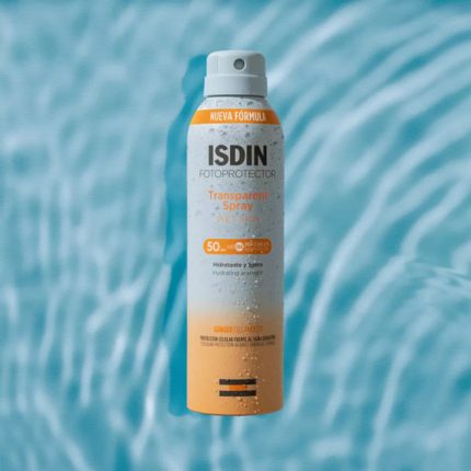 اسپری ضدآفتاب ایزدین transparent Wet Skin SPF 50
